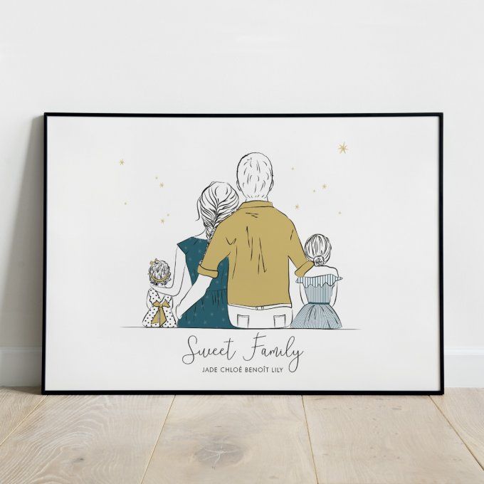 Famille parents & 2 filles