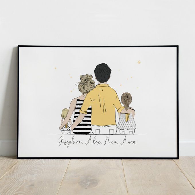 Famille parents & 2 filles