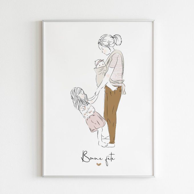 Maman, bébé & petite fille