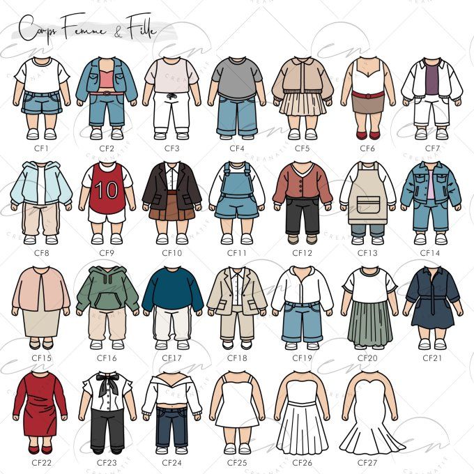 Famille petits personnages