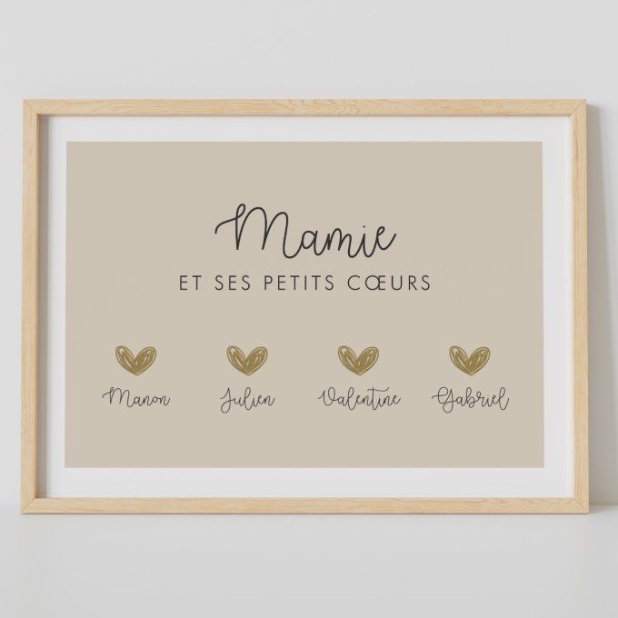 Mamie et ses petits cœurs