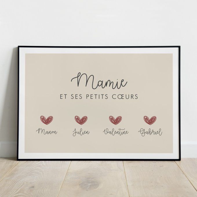 Mamie et ses petits cœurs