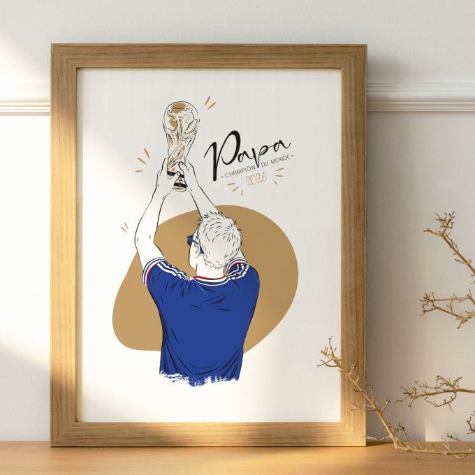 Affiche Papa Champion du Monde